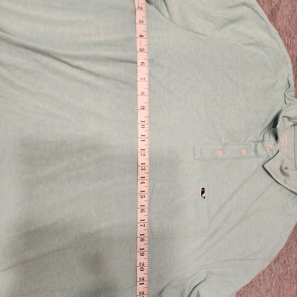 Men's Vineyard Vines Polo Xl Light Blue - Picture 9 of 12